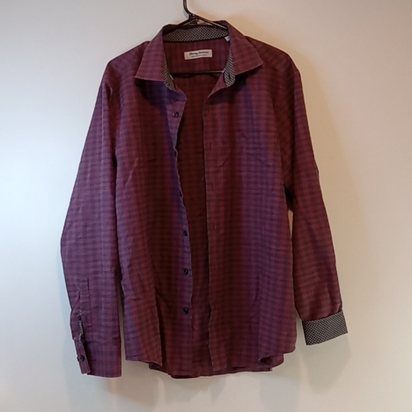 Tommy Bahama Other - TOMMY BAHAMA Newport Coast Shirt Mens Sz L Long Sleeve Pima Cotton Blend NICE!